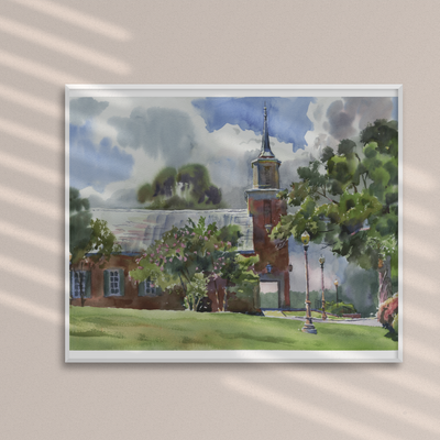 RTS Jackson Grace Chapel Watercolor Print