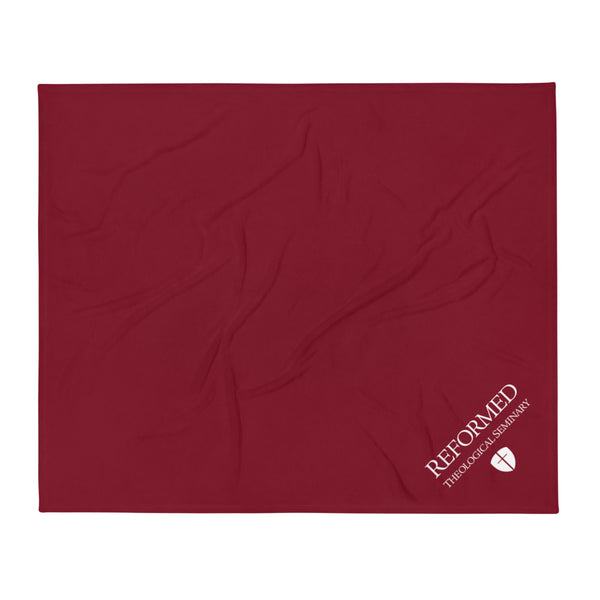 Logo Throw Blanket (Burgundy)